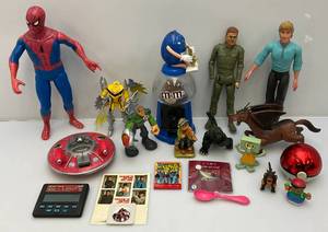 lot 110 image: Misc. Vintage Action Figures & More