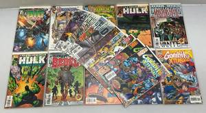 lot 214 image: Misc. Vintage Comics Including (The Incredible Hulk) & More (Bagged & Boarded)