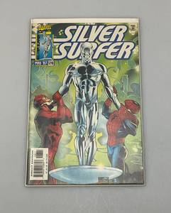 lot 216 image: Silver Surfer #128 Spider-Man & Daredevil Appearance (Bagged & Carded)