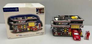 lot 231 image: Department 56  NASCAR Licensed Garage (NIB)