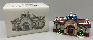 lot 236 image: Department 56  Village Lane Bowling Alley In Original Box