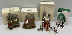 lot 245 image: Misc. Department 56 Pieces Including  Heritage Village Collection & More In Original Box