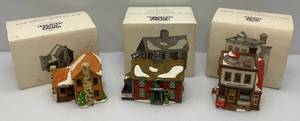 lot 250 image: Misc. Department 56 Pieces Including  Heritage Village Collection & More In Original Box