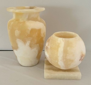 Two Alabaster Vases from Egypt