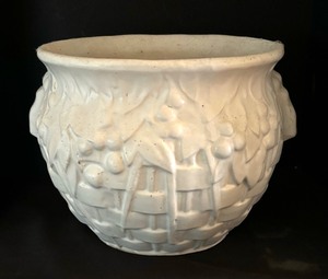 White Vintage Planter