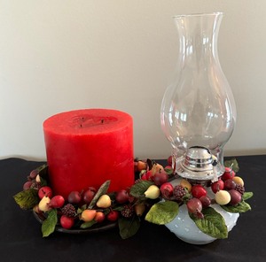 Charming Candle and Oil Lamp