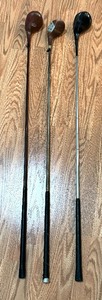 Vintage Golf Clubs by Aristo, Gene Sarazen Wilson and Wright & Dilson