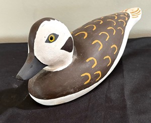 Wooden Duck Figurine by The Wooden Bird Factory