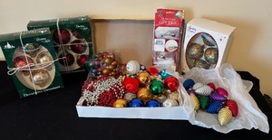 Vintage Variety of Beautiful Christmas Ornaments