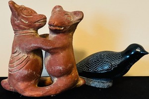 Lot of 2 Animal Sculptures