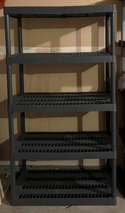 Rubbermaid Five Shelf Storage Unit