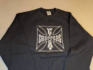 lot 411 image: New West Coast Choppers Sweatshirt Black and White Mens Size Medium P