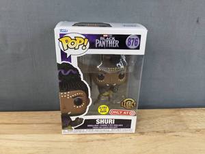 lot 118M image: Brand New Funko Pop Marvel Studios Black Panther Shuri #876 Figure V