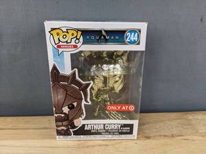 lot 126M image: Brand New Funko Pop Heroes Aquaman Arthur Curry as Gladiator #244 Figure V