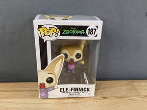 lot 186M image: Brand New Funko Pop Disney Zootopia Ele Finnick #187 Figure V