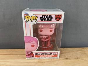 lot 190M image: Brand New Funko Pop Star Wars Luke Skywalker  with Grogu #494 Figure V