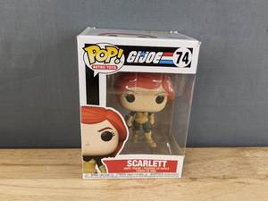 lot 198M image: Brand New Funko Pop G.I. Joe Scarlett #74 Figure V