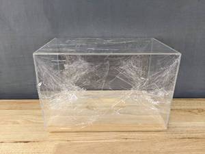 lot 43 image: Brand New Acrylic Football Display Case with Wood Bottom B