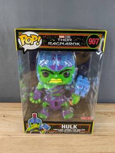 lot 9 image: Brand New Funko Pop Marvel Thor Ragnarok Hulk #907 Figure 13 Box V