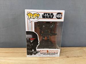 lot 44M image: Brand New Funko Pop Star Wars Dark Trooper #466 Figure V