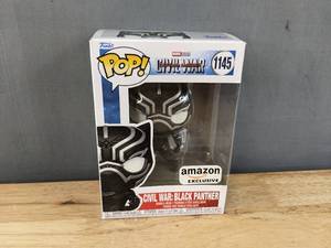 lot 64M image: Brand New Funko Pop Civil War Civil War Black Panther #1145 Figure V