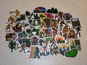 lot 423 image: 50 Total Brand New Big Foot Stickers P