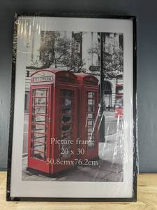 lot 84 image: 4 New Picture Frames 20x 30 Black B