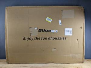 lot 89 image: Brand New Oliqa 2000 Piece Puzzle Board with Drawers B