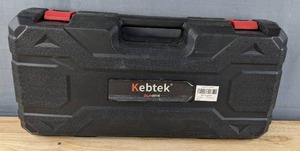 lot 34 image: Brand New Kebtek 8 in. Mini Chain Saw Model No. DLA-0016 with 2 Batteries, Eye Protection, Gloves and Extra Chain B