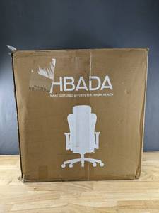lot 58 image: Brand New HBADA E101 Ergonomic Office Chair, Black B
