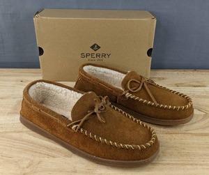 lot 146 image: Sperry Suede Slippers Mens Size 12 Brown N