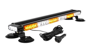 lot 39 image: Brand New ASPL 29.5 54 LED Strobe Light Bar Double Side Flashing High Intensity Emergency Warning Flash Strobe Light with Magnetic Base for Safety Construction Vehicles Tow Trucks Pickup, AmberWhite $79.98 Retail B