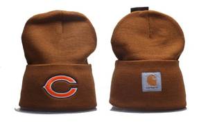 lot 25A image: Brand New Carhartt Chicago Bears Embroidered NFL Football Beanie Winter Hat I