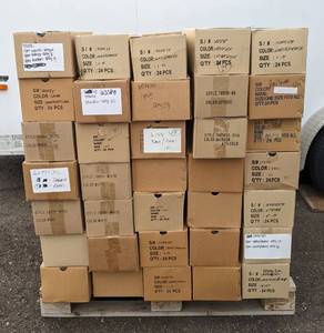 lot 4A image: CRAZY Brand New Hat Pallet 70 Total Boxes - 1,400 Hats A