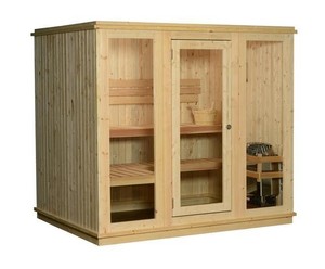 lot 1 image: Almost Heaven Bridgeport  Braxton 6-person Steam Sauna - Retail $7485.99