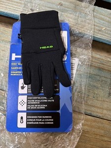 lot 137 image: New Head Kids Touchscreen Gloves - Black  L Large