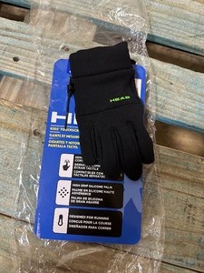 lot 139 image: New Head Kids Gloves with Touchscreen - Black  L Large