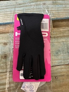 lot 141 image: New Head Womens Running Gloves with Touchscreen - Black  S Small