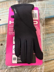 lot 142 image: New Head Womens Running Gloves with Touchscreen - Black  M Medium