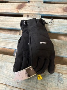 lot 144 image: New Head Winter  Ski Gloves with Dupont Sorona Insulation Black  S Small