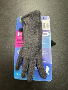 lot 72 image: New Head Womens Touchscreen Running Gloves - Gray - S  Small