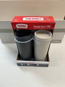 lot 84 image: THERMOS Travel Tumblers 2-Pack Stainless Steel