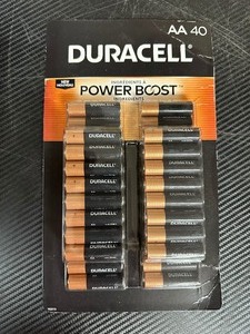 lot 132 image: New 40 Pack of Duracell AA Batteries