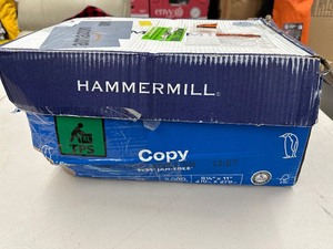lot 214 image: Hammermill Copy Paper - Most of a case