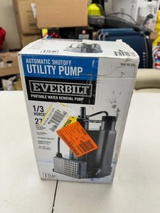 lot 192 image: Everbilt&nbsp13 HP Automatic Utility Pump Model EBAU33