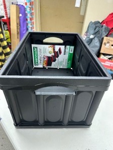 lot 203 image: New Greenmade InstaCrate Foldable  Stackable  Crate Box