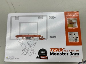 lot 186 image: New Tekk Pro Edition Monster Jam Mini Hoop