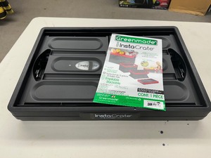 lot 134 image: New Greenmade InstaCrate Foldable  Stackable  Crate Box
