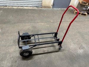 lot 216 image: Milwaukee 2 in 1 Cart  Dolly - Like New One Tire Needs to be seated