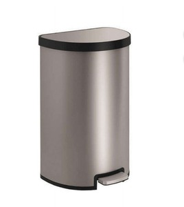 lot 48 image: Kohler 45L Stainless Steel Step Trash Can